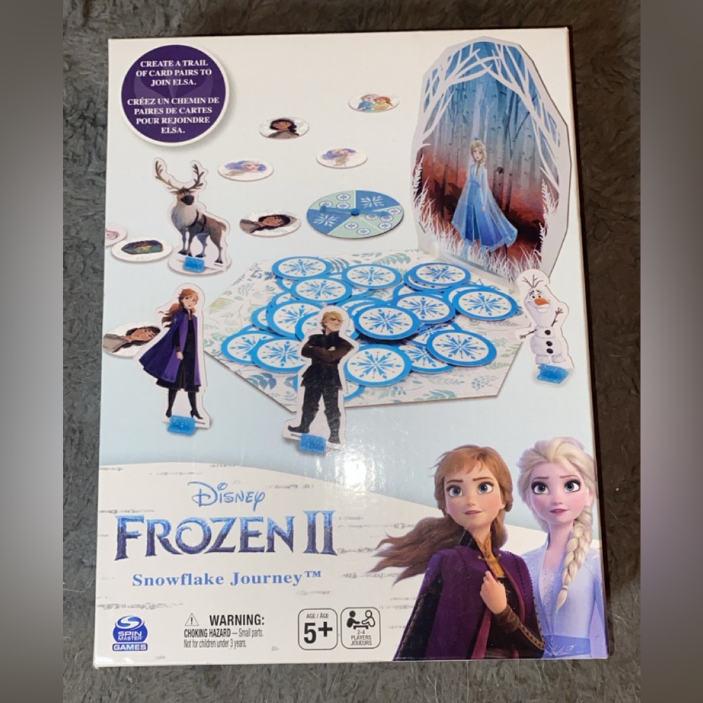 Disney Frozen II Blue and White Adventure Game